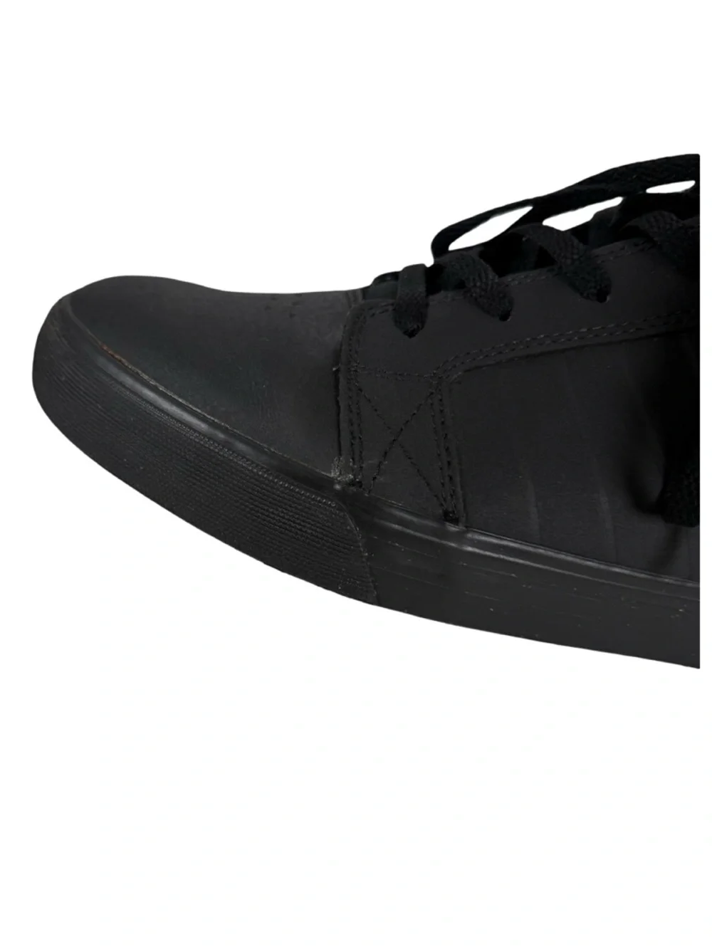Supra Skytop Muska Red Carpet Skate Shoes Mens Size 12 Black Sneakers - Picture 10 of 16